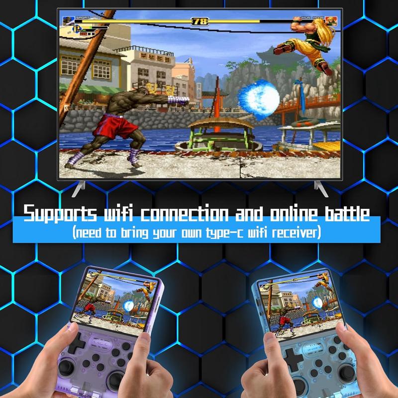 15000+ Games 1 Handheld console R36s 3.5-inch IPS Screen Mini Retro Console 3800mAh Portable Pocket Arcade