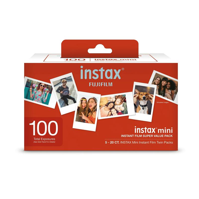 Fujifilm Instax Mini Instant Film- Super Value Pack- 100 Exposures