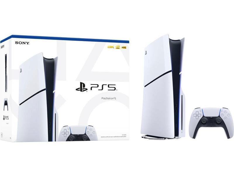 PlayStation 5 Slim - Disc console - PS5 console 1TB internal storage for Gaming and Entertainment - Games