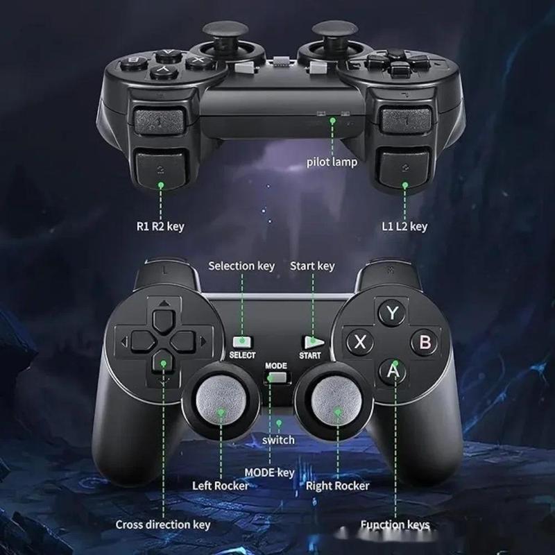 M8 Video Retro Game Console 2.4G Dual Wireless Controller Game Stick 64G 20000 Classical Game for Play Family Games Gifts