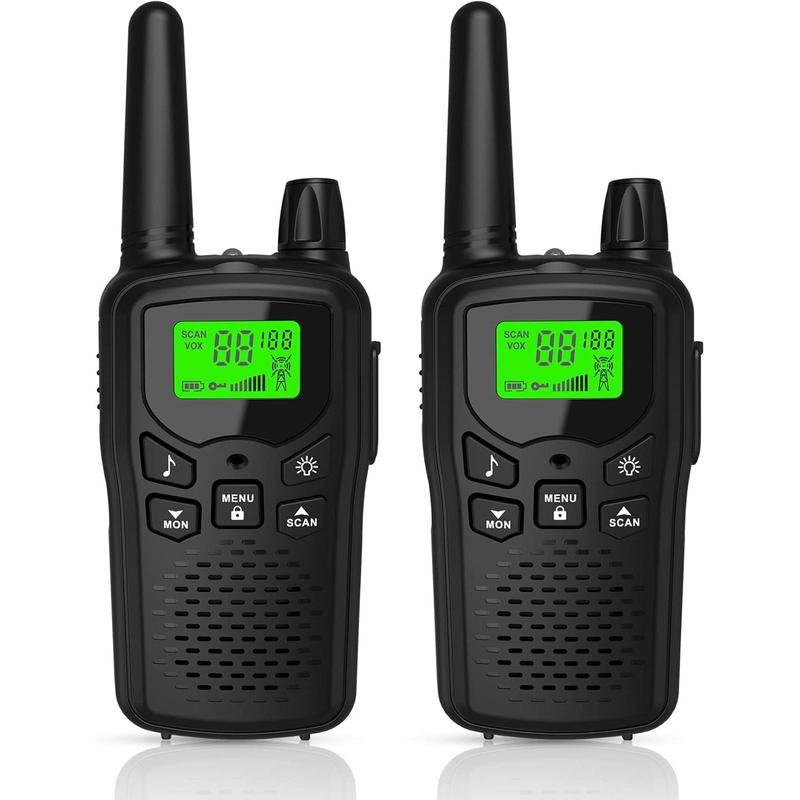 Walkie Talkies,Erelis Long Rang Walkie with 22 FRS Channels,Walkie Talkies for Adults with Lamp,VOX,LCD Display  Audio Communication