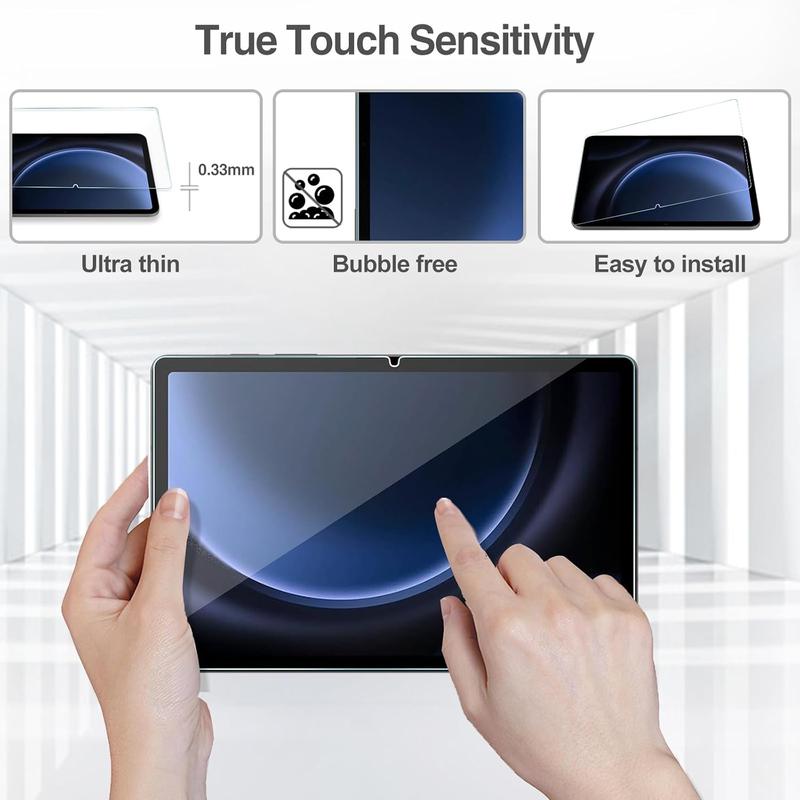 2 Pack Screen Protector for Galaxy Tab S9 FE 5G WiFi 10.9