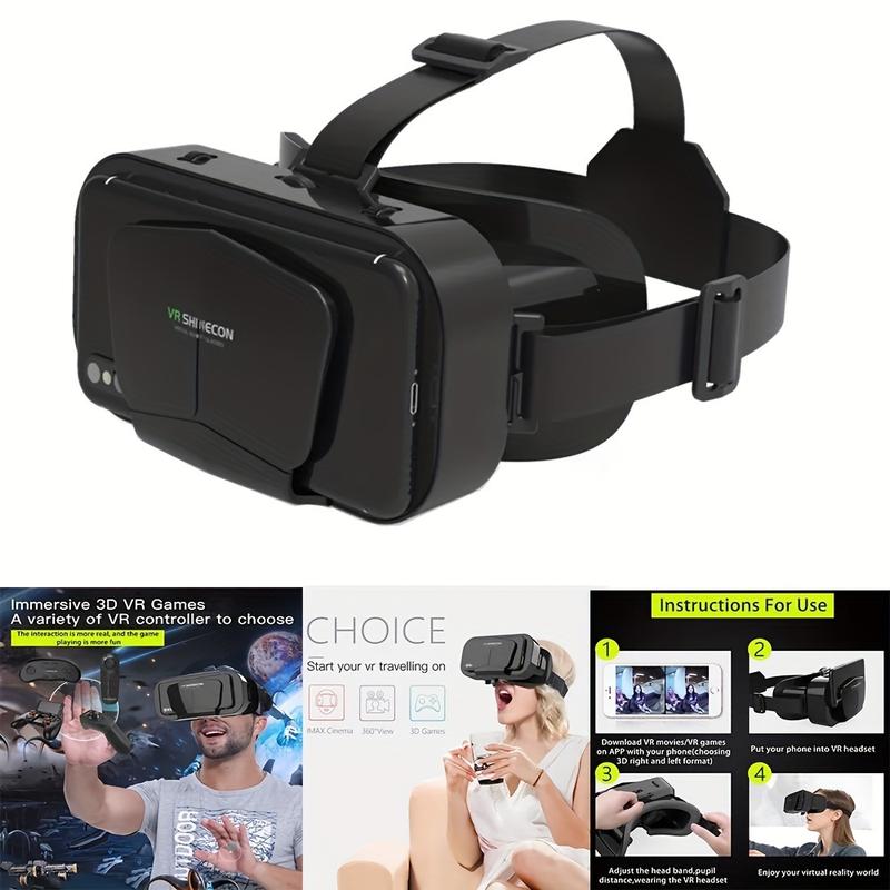 1pc 3D VR Intelligent Virtual Reality Game Glasses Earphone Cellphone 3D Headset