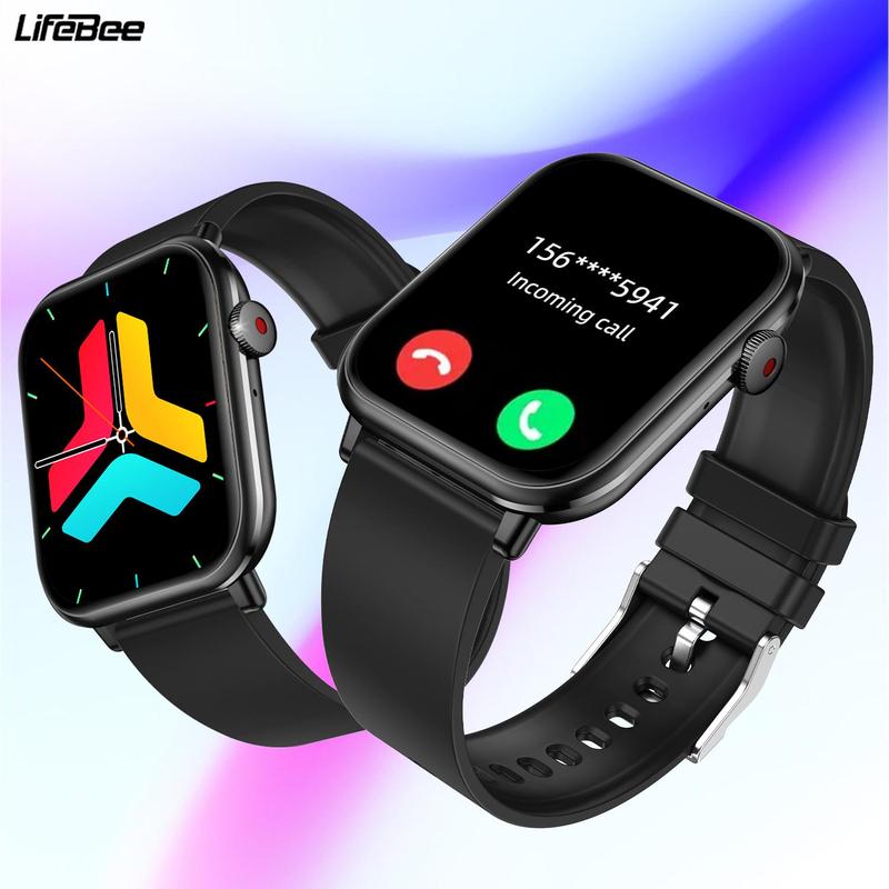 Summer Smart Touch Screen Watch, Touch Screen Smartwatches, Smart Watch for iPhone Fitness Tracker Smartwatches, Sports Watch, Spring Season Gifts, Smart Wearable Wristwatch, Men's Tech Gadgets, Wearable Devices, Fitness Watch, Android Watch