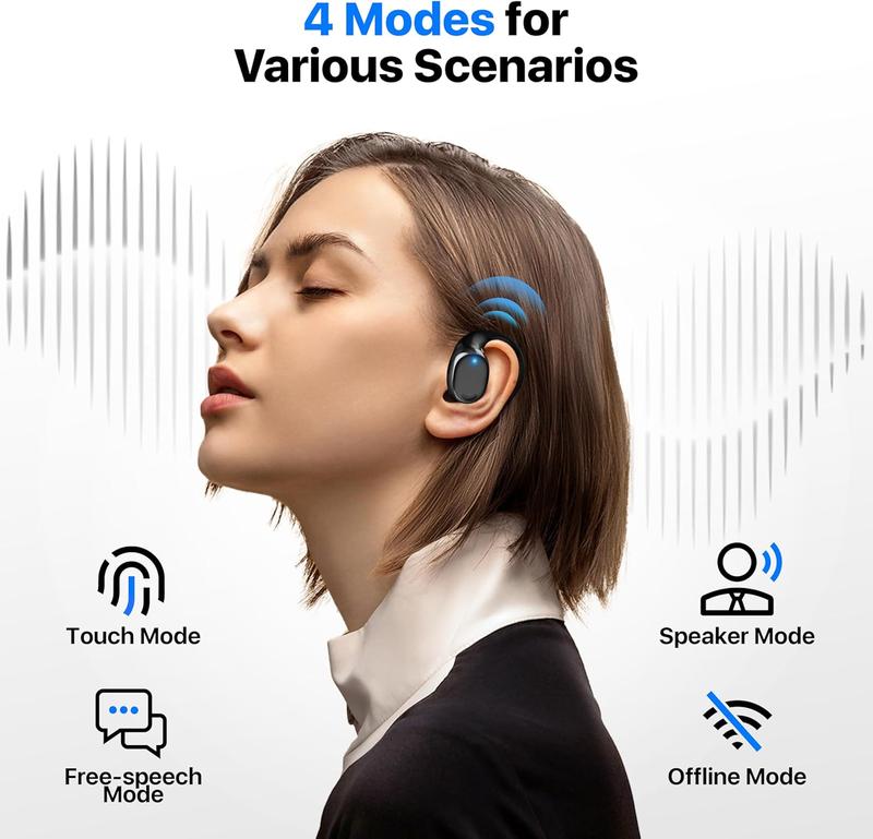 Language Translator Earbuds: 3in1 Translator Earphones for 144 Languages & Accents & 8 Offline Translation Packs OWS