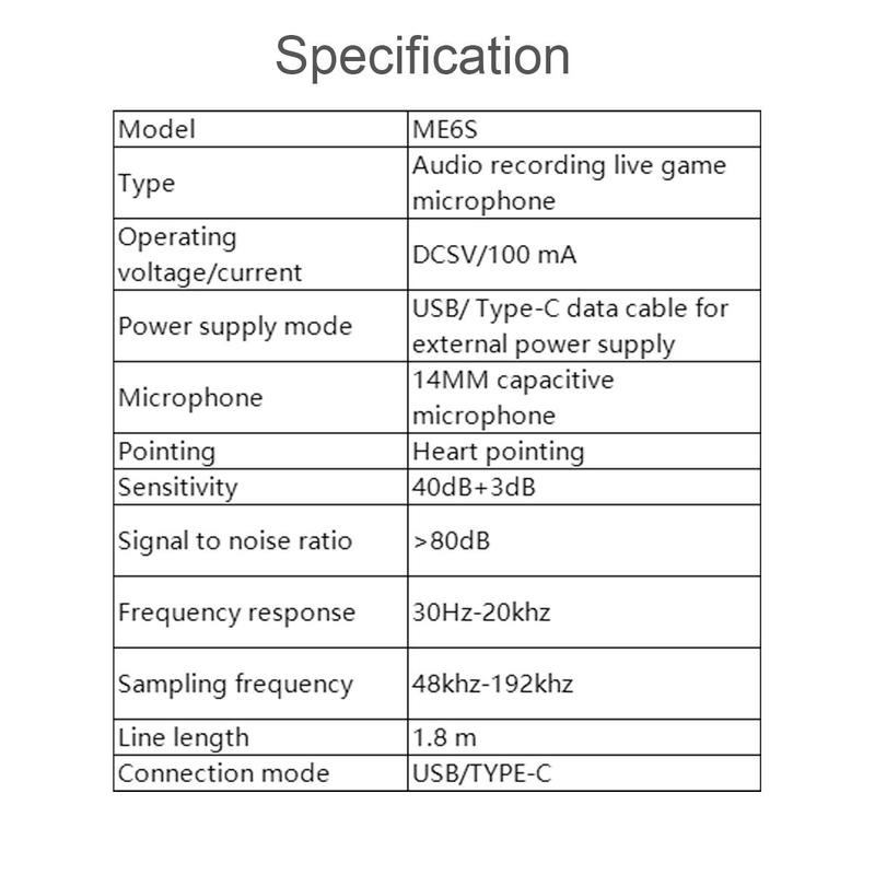 USB RGB Condenser Gaming Microphone, Desktop Microphone with Type-C Adapter & Tap to Mute, Suitable for Live Streaming, Voice Dub, Gaming