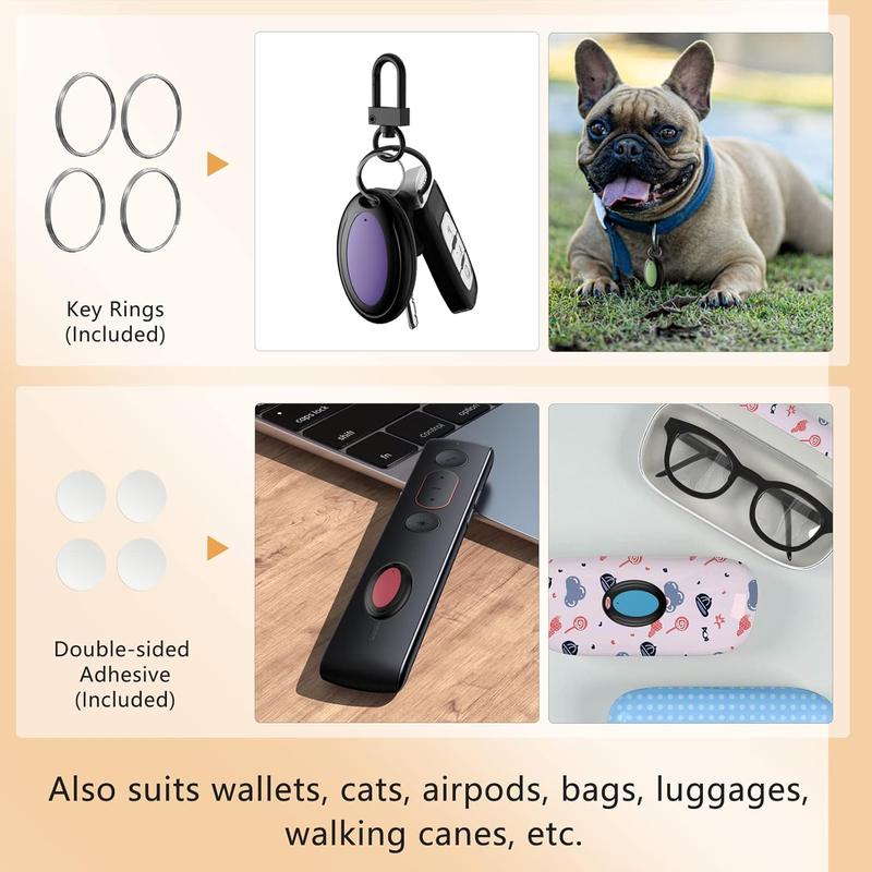 Key Finder, 1 Set Key Finder with 4 Counts Signal Receiver, Party Gift for Elder, Party Favors for Longer, Party Supplies, 2 Aaa Batteries Required