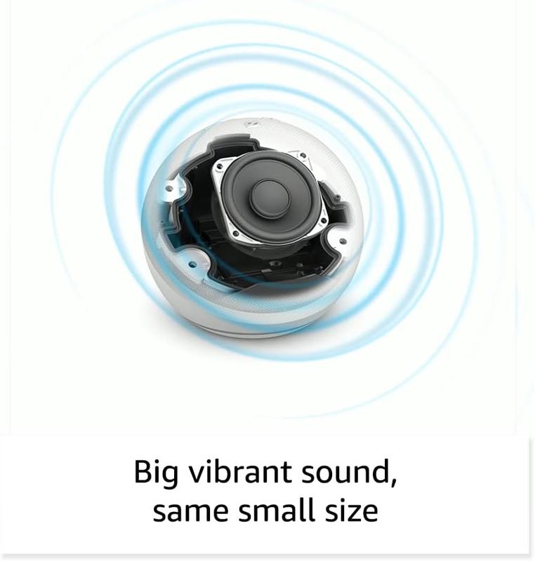 (newest model), Vibrant sounding Alexa speaker, Great for bedrooms and medium-sized rooms Audio Smartphone Audio Smartphone