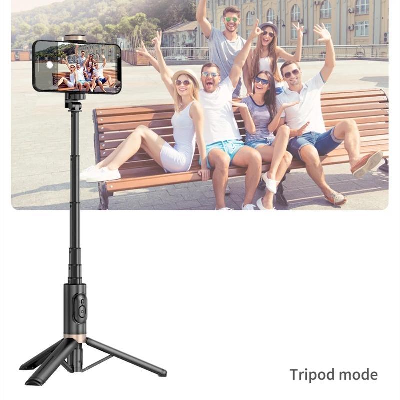 Foldable Wireless Selfie Stick, 1 Count Bluetooth-compatible Selfie Stick with Remote Control, Portable Tripod for Live Photograph