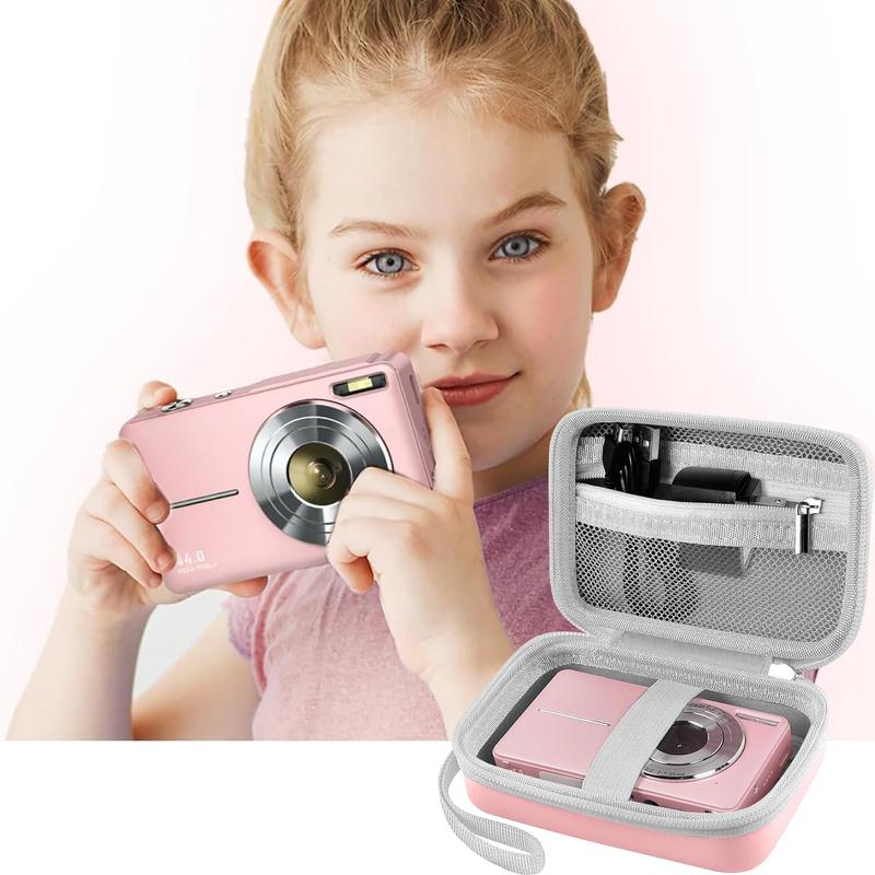 Digital Camera Case Compatible with Lecran CAMKORY IWEUKJLO VAHOIALD uikicon jckduhan akjjhfue FHD 1080P 44MP Point Digital Camera,Compact Digital Camera for Teens and -Pink(Case Only)