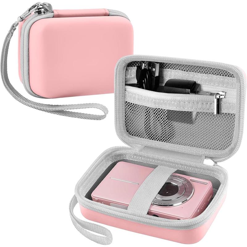 Digital Camera Case Compatible with Lecran CAMKORY IWEUKJLO VAHOIALD uikicon jckduhan akjjhfue FHD 1080P 44MP Point Digital Camera,Compact Digital Camera for Teens and -Pink(Case Only)