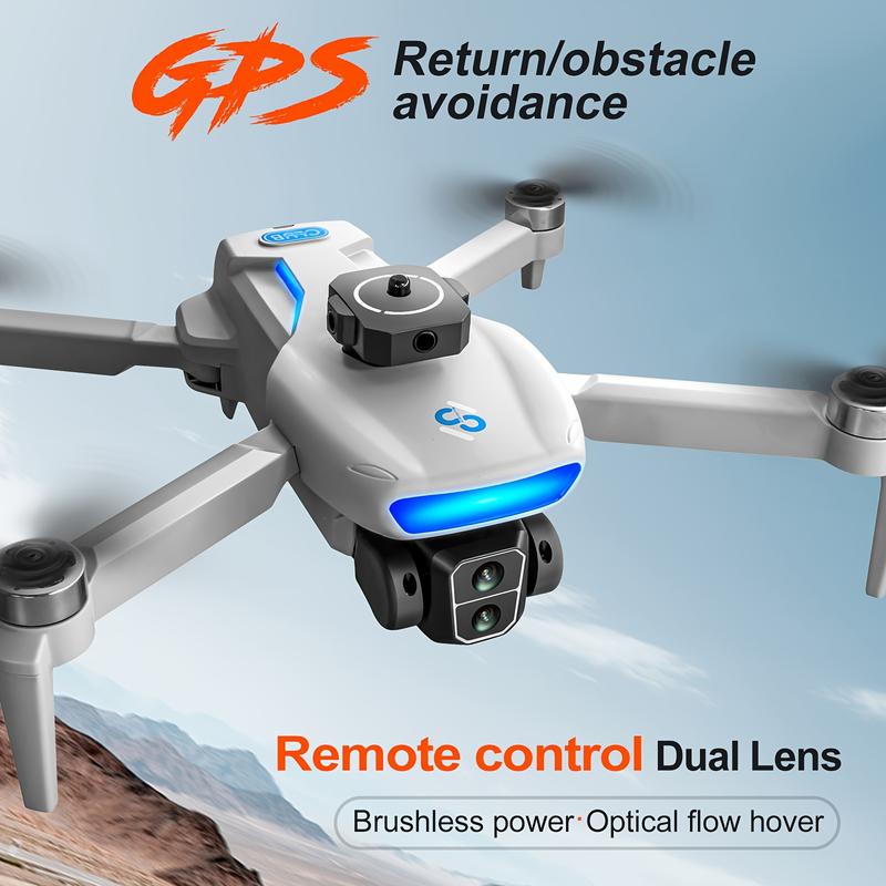 Dual Camera GPS Quadcopter S181 - Wi-Fi Enabled Remote Control Drone with Obstacle Avoidance, App Control, Fixed-Camera Mount, 720p Video, for Beginners, 14+ Age Group, USB Rechargeable Battery, GPS Return Home Function, 12-15 Min Flight Time, 1968.5inch