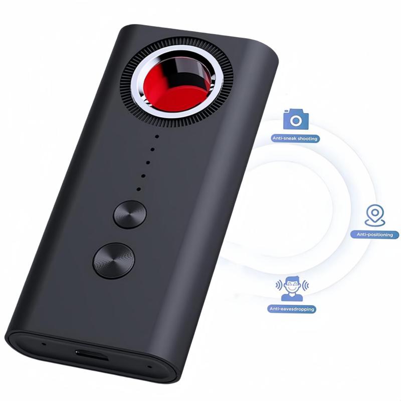 Camera Detectors & Bug Detector, Rechargeable GPS Tracker Detector, 5-level Sensitivity Adjustable Listening Device Detector for Travel Hotel Car Indoor