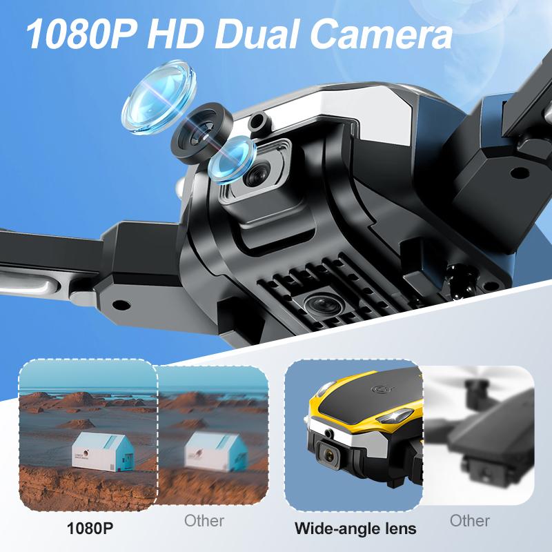 Drone M8 Pro   - Dual Batteries for Extended Flight, Powerful Brushless Motor, 50x HD Zoom, APP Control with Real-Time Transmission, 360° Rolls, Intelligent Obstacle Avoidance, Ultra-Stable Aerial Photography - Perfect for Gifts & Social Sharing