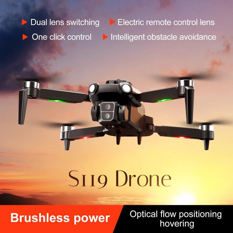 M9 Pro   MAX Drone Professional Mini Dron WIFI Optical Flow Localization 3sided Obstacle Avoidance Quadcopter Toy Gift