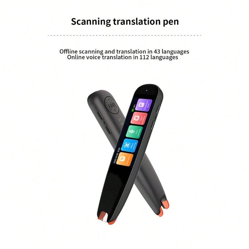 Christmas Gift,Smart 2.99 Inch Display Translation Pen for Fall, Multi-purpose Chargeable Translation Pen, Multifunctional Wireless Translation Device