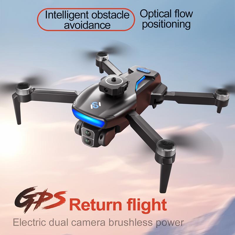 Dual Camera GPS Quadcopter S181 - Wi-Fi Enabled Remote Control Drone with Obstacle Avoidance, App Control, Fixed-Camera Mount, 720p Video, for Beginners, 14+ Age Group, USB Rechargeable Battery, GPS Return Home Function, 12-15 Min Flight Time, 1968.5inch