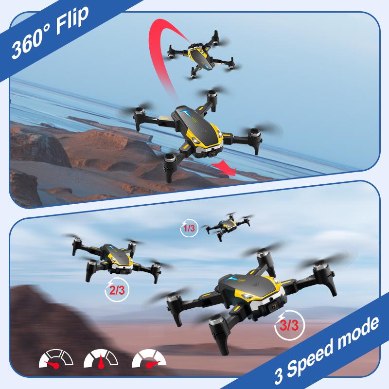 Drone M8 Pro   - Dual Batteries for Extended Flight, Powerful Brushless Motor, 50x HD Zoom, APP Control with Real-Time Transmission, 360° Rolls, Intelligent Obstacle Avoidance, Ultra-Stable Aerial Photography - Perfect for Gifts & Social Sharing