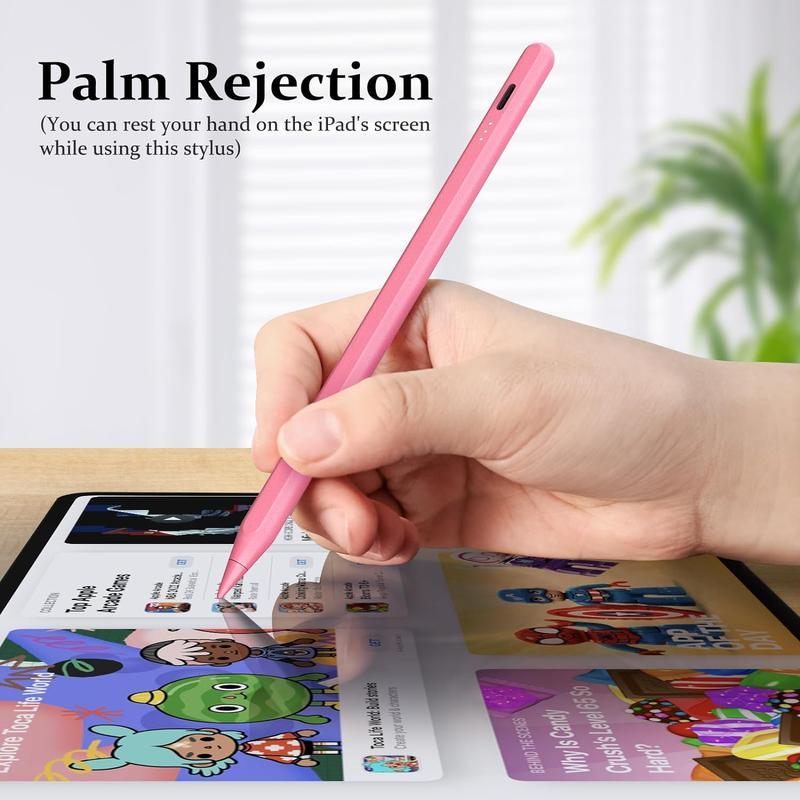 NEW  Stylus Pen for iPad with Palm Rejection Tilt Sensitivity,Fast Charge,13 Mins Fully Charged, Active Touch Screen Pencil Compatible with iPad 6 7 8 9 10,iPad Pro12.9&11