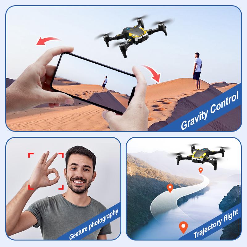 Drone M8 Pro   - Dual Batteries for Extended Flight, Powerful Brushless Motor, 50x HD Zoom, APP Control with Real-Time Transmission, 360° Rolls, Intelligent Obstacle Avoidance, Ultra-Stable Aerial Photography - Perfect for Gifts & Social Sharing