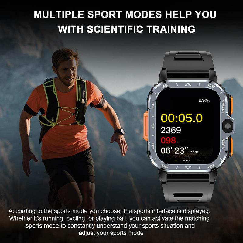 Smart Watch with Face Recognition, The Round Smart Sport Watch that can Inserted into 4GSIM Card