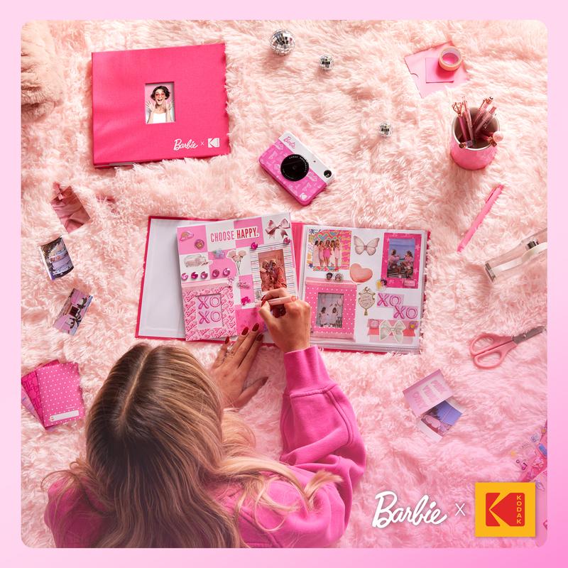 Barbie x Kodak Printomatic 2x3” Instant Print Camera, 5MP Portable Instant Camera - Signature Style camera  for Kids and Adults