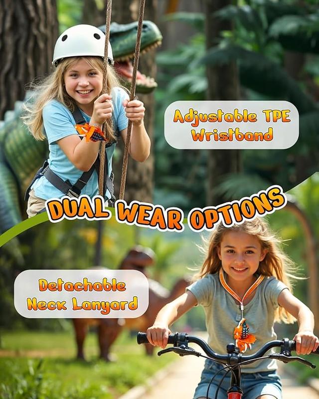 Dinosaur Walkie Talkies Toys for Kids, 2 Pack Birthday Gifts for 3 4 5 6 7 8 9 Year Old Boys Girls Ages 3-12, Rechargeable Long Range Two-Way Radio Toys for Hiking, Camping