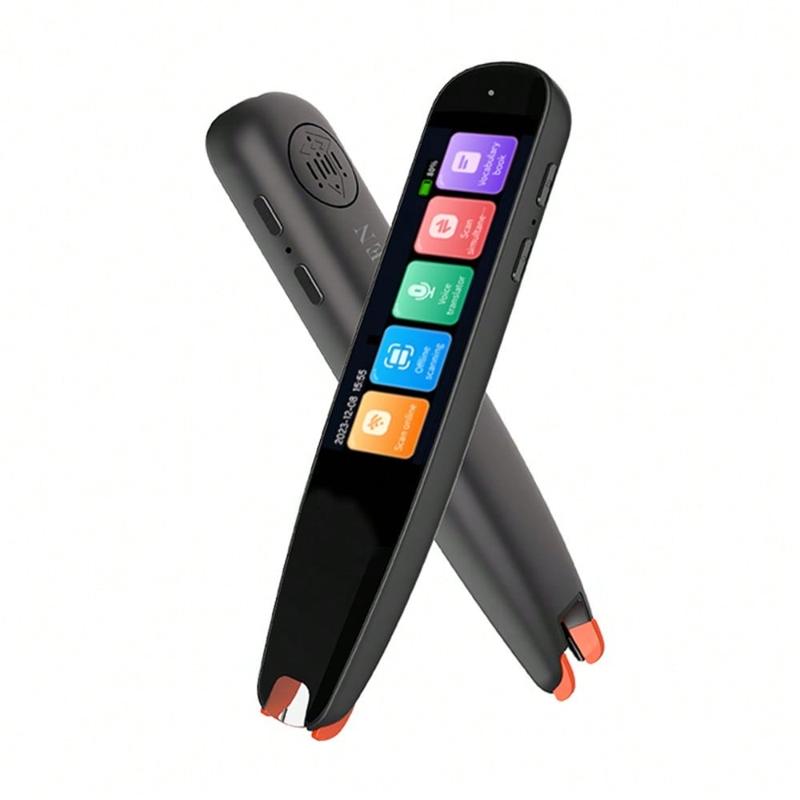 Christmas Gift,Smart 2.99 Inch Display Translation Pen for Fall, Multi-purpose Chargeable Translation Pen, Multifunctional Wireless Translation Device