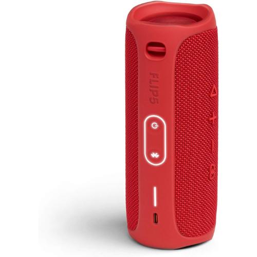 JBL FLIP 5 Portable Bluetooth Speaker - Waterproof & Durable, Red Audio Device